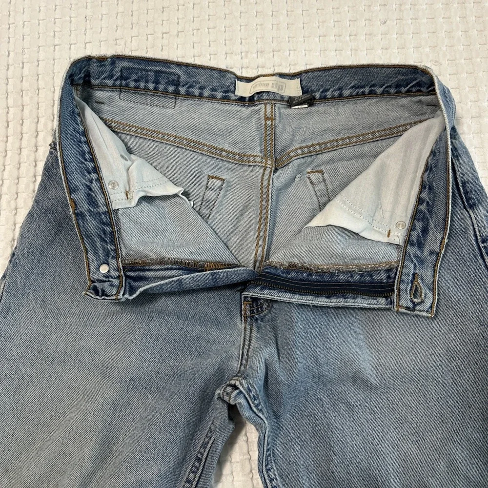 Urban Pipeline Y2K Destroyed Distressed Grunge Light Wash Men's Jeans — 32x34